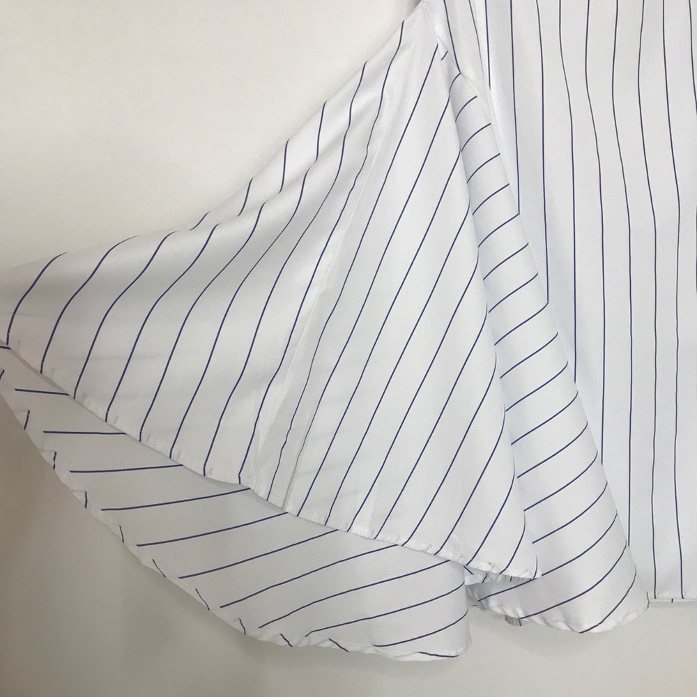 J.O.A. Striped Fit-and-Flare Midi Skirt - Picture 3 of 6